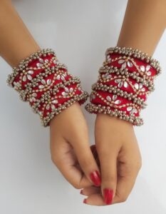 Red Bangle Set