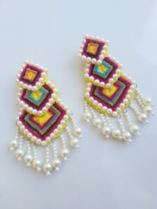 multicolored Rainbow Earrings