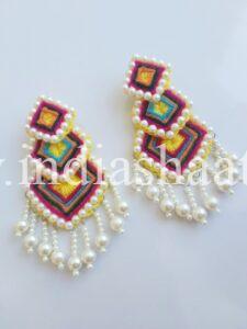 multicolored Rainbow Earrings