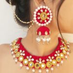 red jewellery set