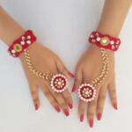 red jewellery set