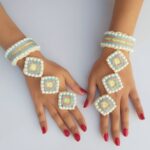 multicolor jewellery set in pastel color