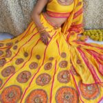 Haldi Lehenga with Matching Jewellery