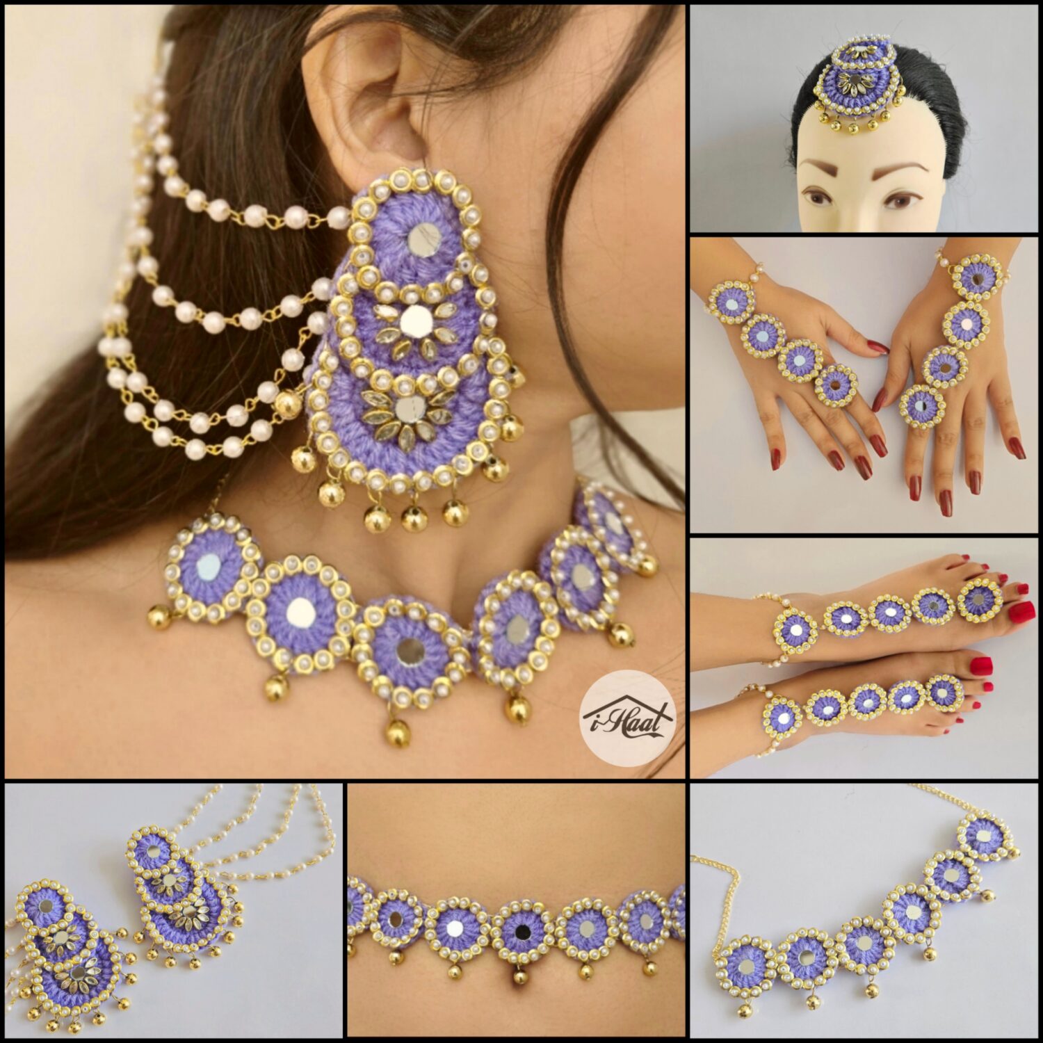 Lavender Jewellery Set