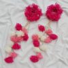 multicolored florLal kaleera for brides haldi and mehndi