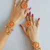 Orange jewellery set