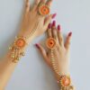 Orange jewellery set