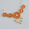 Orange jewellery set