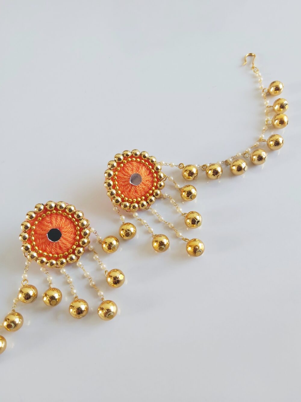 Orange jewellery set