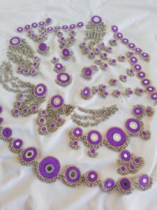 Lavender jewellery set