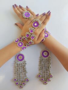 Lavender jewellery set