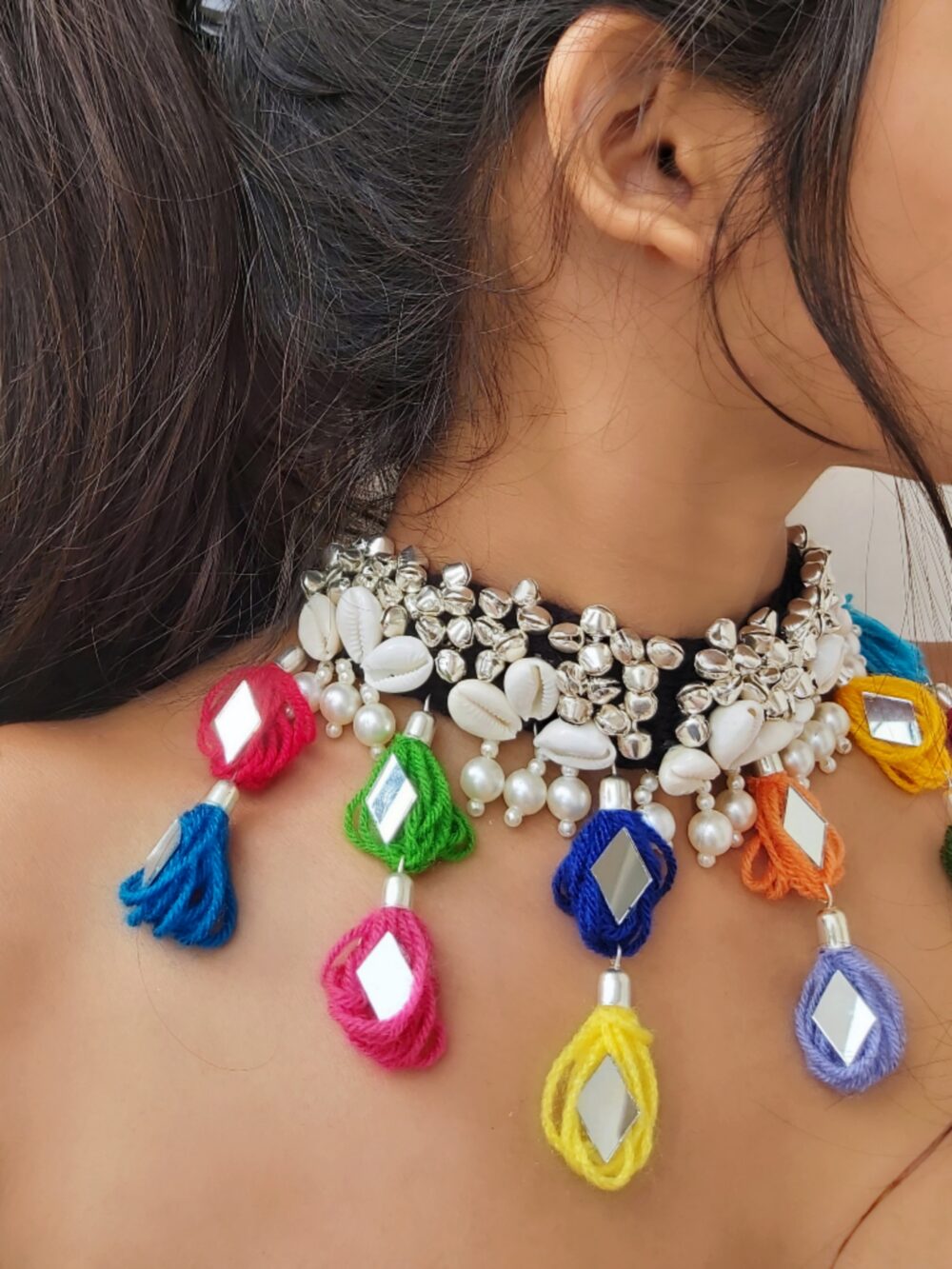 #538 Multicolored Navratri Necklace