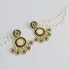 Morpankh jewellery set in green
