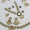 Morpankh jewellery set in green