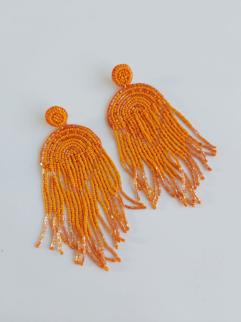#514 Orange Drizzle Earrings